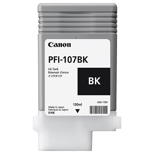 Premium Quality Black Ink Cartridge compatible with the Canon (PFI-107Bk) 6705B001