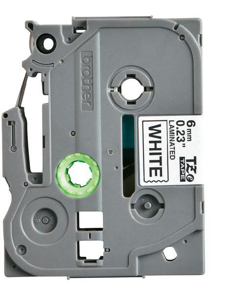 Premium Quality  Black on White   P-Touch Label Tape compatible with the Brother (TZ211) TZe211