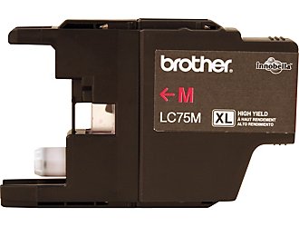 Premium Quality Magenta Inkjet Cartridge compatible with the Brother LC75M