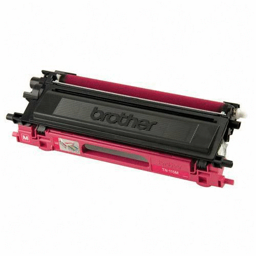 Premium Quality Magenta Toner Cartridge compatible with the Brother TN-115M