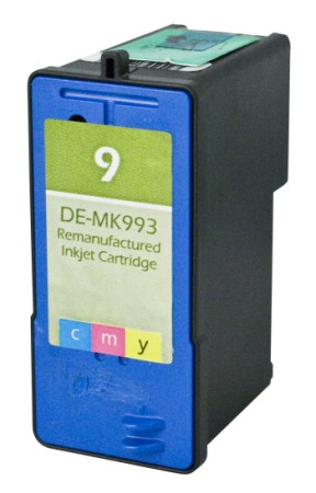 Premium Quality High Capacity Tri-Color Inkjet Cartridge compatible with the Dell (MK993) MW174