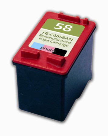Premium Quality Photo Inkjet Cartridge compatible with the HP (HP 58) C6658AN
