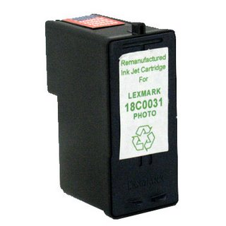 Premium Quality Photo Color Inkjet Cartridge compatible with the Lexmark (Lexmark 31) 18C0031