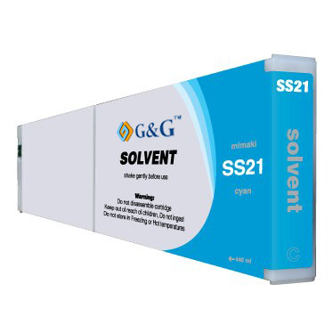 Premium Quality Cyan Mid-Solvent Ink compatible with the Mimaki SS21 CY-440