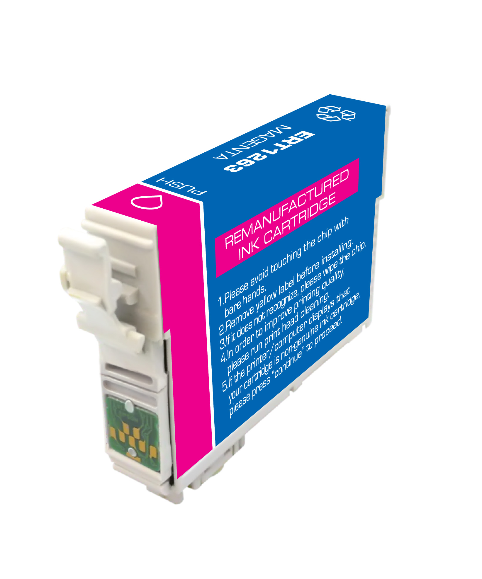 Premium Quality High Yield Magenta Inkjet Cartridge compatible with the Epson (T126) T126320