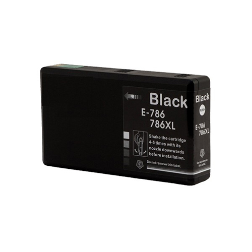 Premium Quality High Capacity Black Inkjet Cartridge compatible with the Epson (Epson 786XL. 788XL) T786XL120. T788XL120