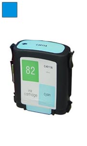 Premium Quality Cyan Inkjet Cartridge compatible with the HP (HP 82) C4911A