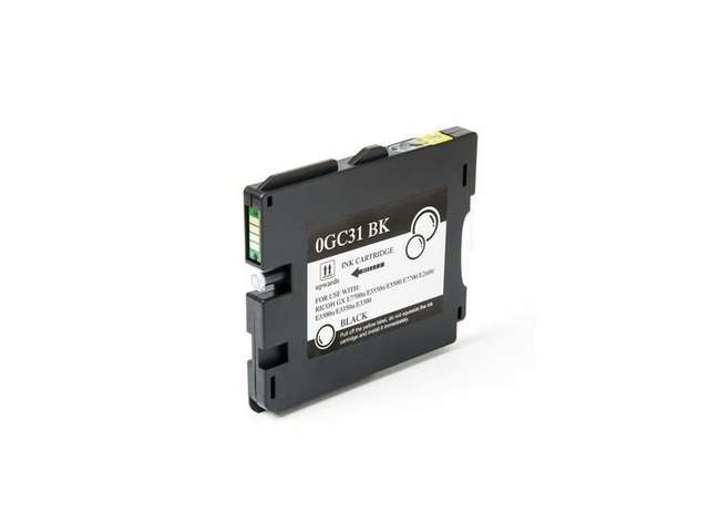 Premium Quality Black Inkjet compatible with the Ricoh GC31Bk