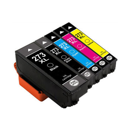 Premium Quality Black. Photo Black. Cyan. Magenta. Yellow High Capacity Inkjet Cartridges compatible with Epson T273XL020. T273XL120. T273XL220. T273XL320. T273XL420 (Epson 273XL)