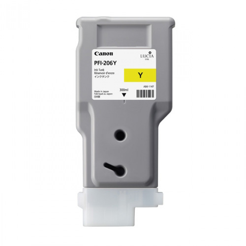 Premium Quality Yellow Ink Cartridge compatible with the Canon (PFI-206Y) 5306B001