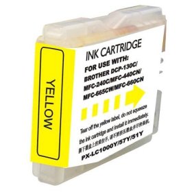 Premium Quality Yellow Inkjet Cartridge compatible with the Brother LC-51Y