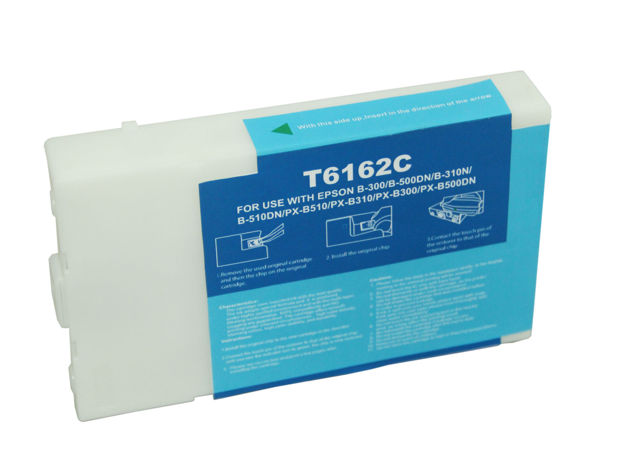 Premium Quality  Cyan   Inkjet Cartridge compatible with the Epson  T616200