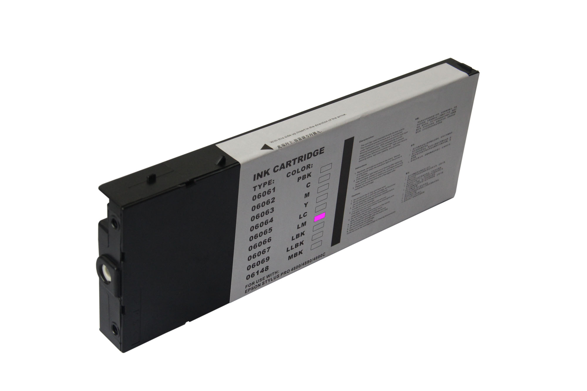 Premium Quality Light Magenta Inkjet Cartridge compatible with the Epson T606600