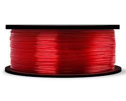 Premium Quality Transparent color. Red PLA 3D Filament compatible with the Universal PFPLATRED