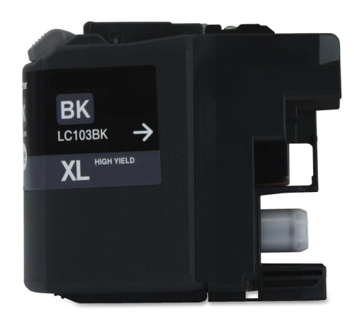Premium Quality High Capacity Black Inkjet Cartridge compatible with the Brother LC101Bk. LC103Bk