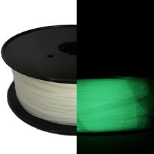 Premium Quality Glow in dark. Glow Green PLA 3D Filament compatible with the Universal PFPLAGGN