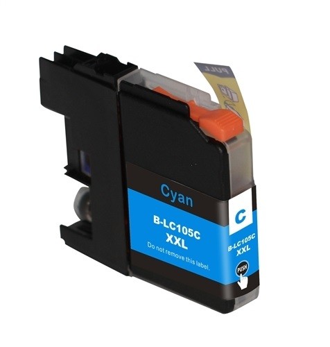 Premium Quality High Capacity Cyan Inkjet Cartridge compatible with the Brother LC101C. LC103C