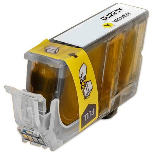 Premium Quality Yellow Inkjet Cartridge compatible with the Canon (CLI-221Y) 2949B001