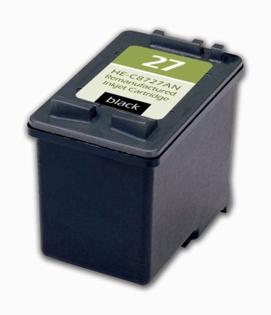 Premium Quality Black Inkjet Cartridge compatible with the HP (HP 27) C8727AN