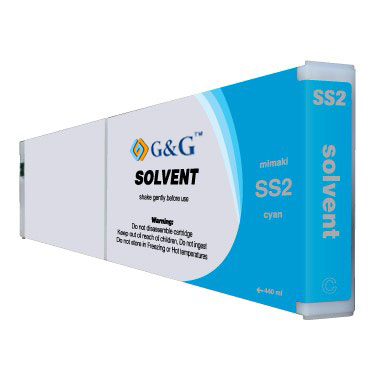 Premium Quality Cyan Solvent Ink compatible with the Mimaki SS2 CY-440