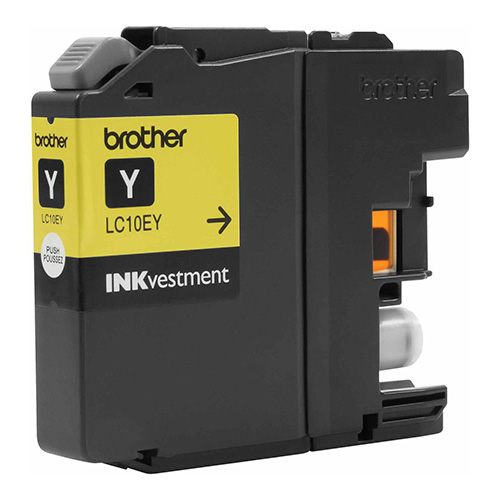 Premium Quality Super High Capacity Yellow Inkjet Cartridge compatible with the Brother LC10EY