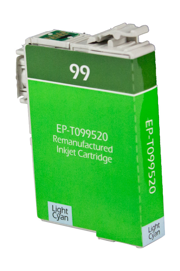 Premium Quality Light Cyan Inkjet Cartridge compatible with the Epson (Epson 99) T099520