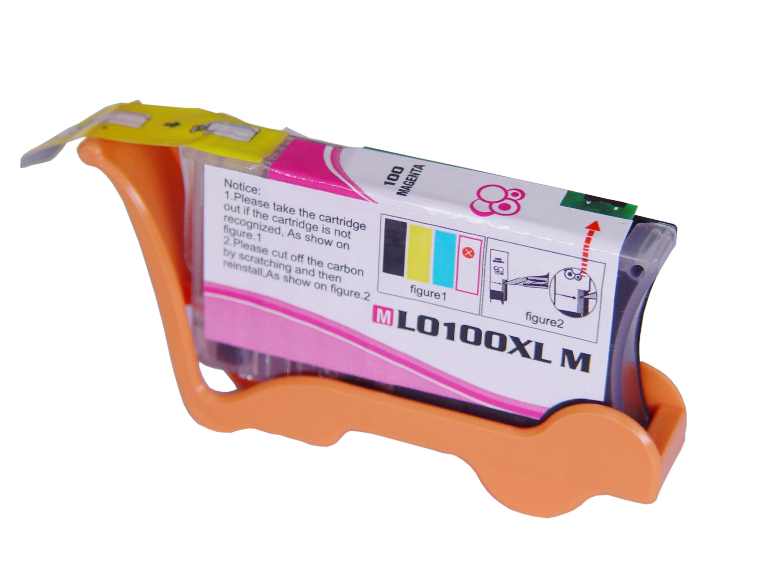 Premium Quality High Capacity Magenta Ink Cartridge compatible with the Lexmark (100M XL) 14N1070