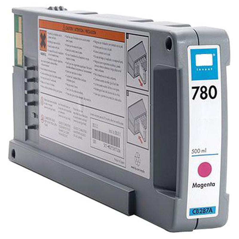 Premium Quality Magenta Low Solvent Inkjet Cartridge compatible with the HP (HP 780) CB287A