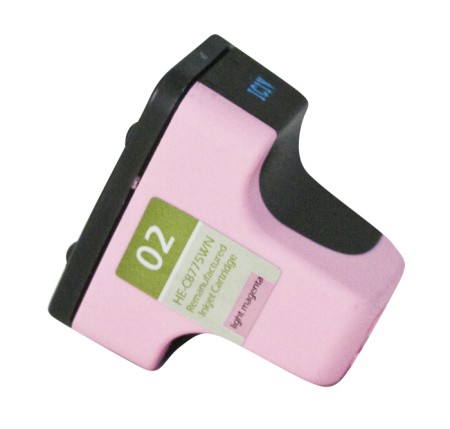 Premium Quality Light Magenta Inkjet Cartridge compatible with the HP (HP 02) C8775WN