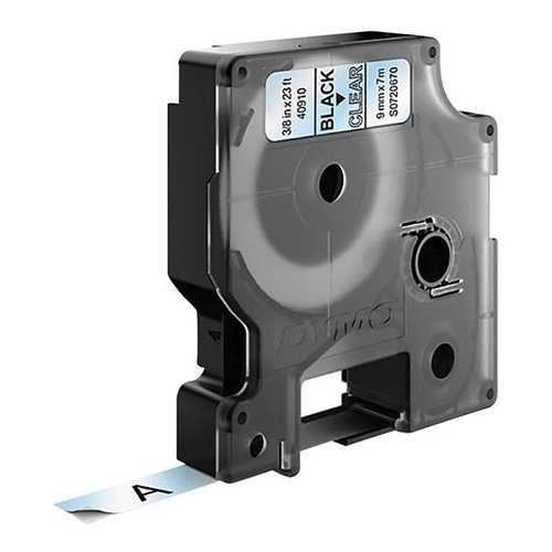 Premium Quality Black on Clear Label Tape compatible with the DYMO 45010