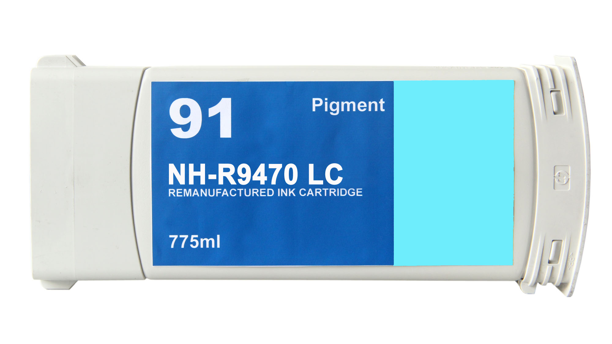 Premium Quality Light Cyan Ink Cartridge compatible with the HP C9470A