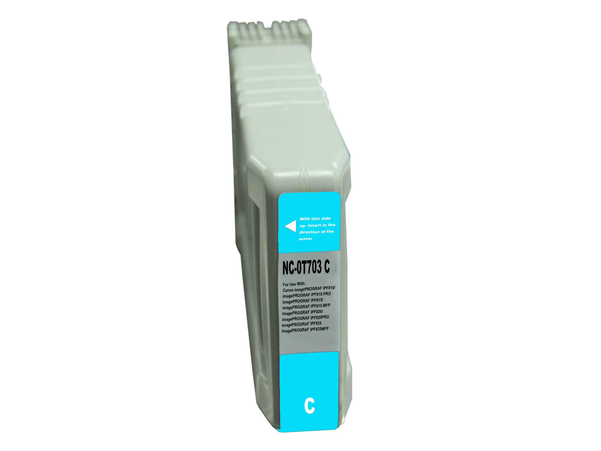 Premium Quality Cyan Inkjet Cartridge compatible with the Canon PFI703C