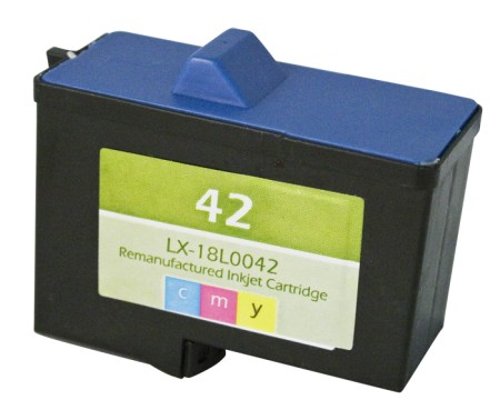 Premium Quality Color Inkjet Cartridge compatible with the Lexmark (Lexmark 83) 18L0042. Dell Series 2 Color. 7Y745