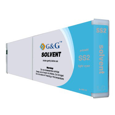 Premium Quality Light Cyan Solvent Ink compatible with the Mimaki SS2 LC-440