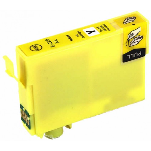Premium Quality High Capacity Yellow Inkjet Cartridge compatible with the Epson (Epson 220XL) T220XL420