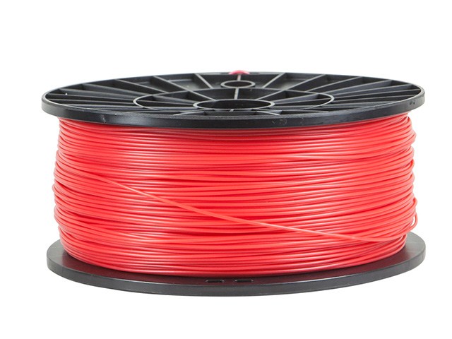 Premium Quality Red ABS 3D Filament compatible with the Universal PFABSRD-3