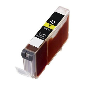 Premium Quality Yellow Inkjet Cartridge compatible with the Canon (CLI-42Y) 6387B002