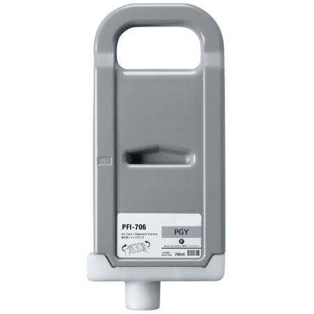 Premium Quality High Capacity Photo Gray Ink Cartridge compatible with the Canon (6691B001AA) PFI706PGY