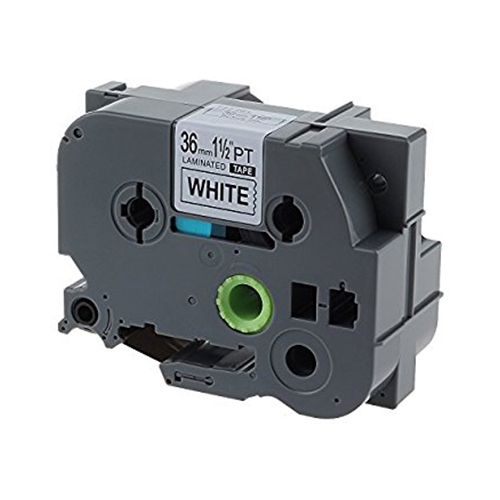 Premium Quality Black on White Label Tape compatible with the Brother (TZ261) TZe261