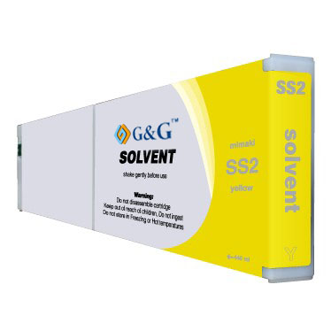 Premium Quality Yellow Solvent Ink compatible with the Mimaki SS2 YE-440