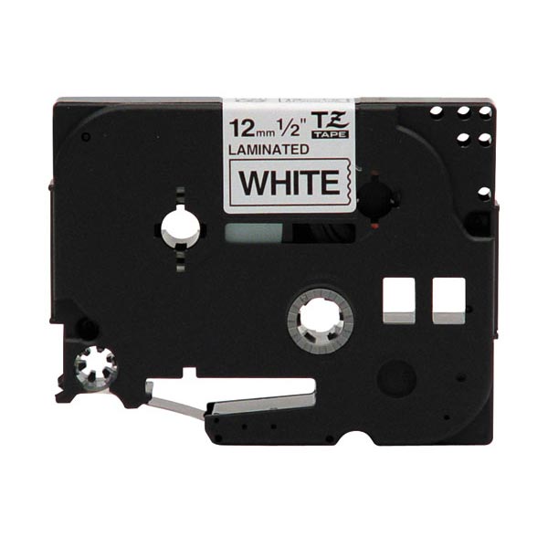Genuine OEM Black Print on Clear Label Tape compatible with the Brother TZe-141/TZ-141