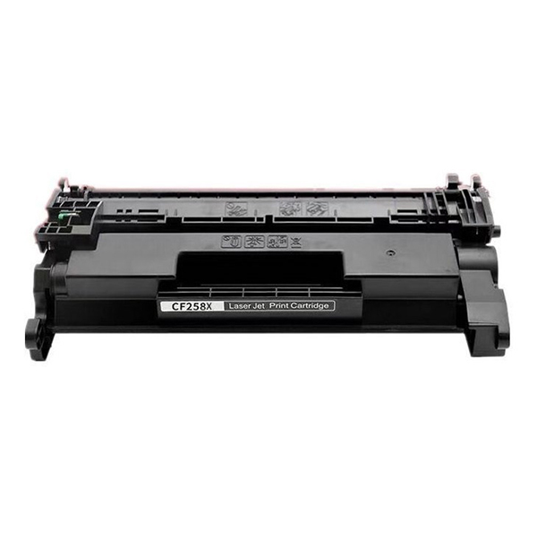 Premium Quality Black High Yield Toner Cartridge compatible with HP CF258X (HP 58X). -with new chip