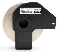 Premium Quality White 2.4 x 100/ 62mm x 30.4m Continuous Length Paper Tape compatible with Brother DK-4205