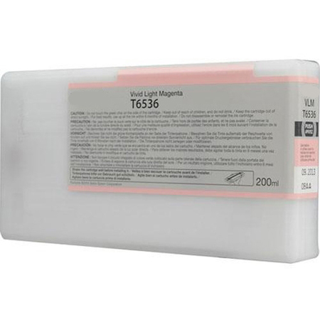 Premium Quality Vivid Light Magenta UltraChrome HDR Ink Cartridge compatible with the Epson T653600