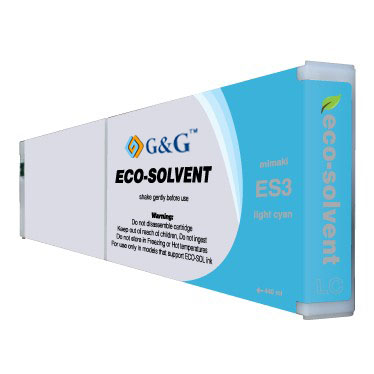 Premium Quality Light Cyan Eco Solvent Ink compatible with the Mimaki ES3 LC-440