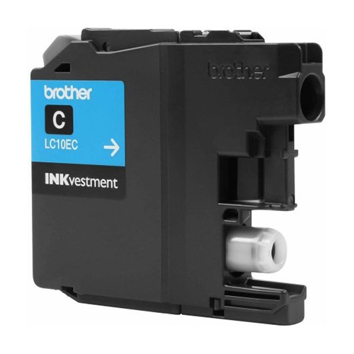 Premium Quality Super High Capacity Cyan Inkjet Cartridge compatible with the Brother LC10EC