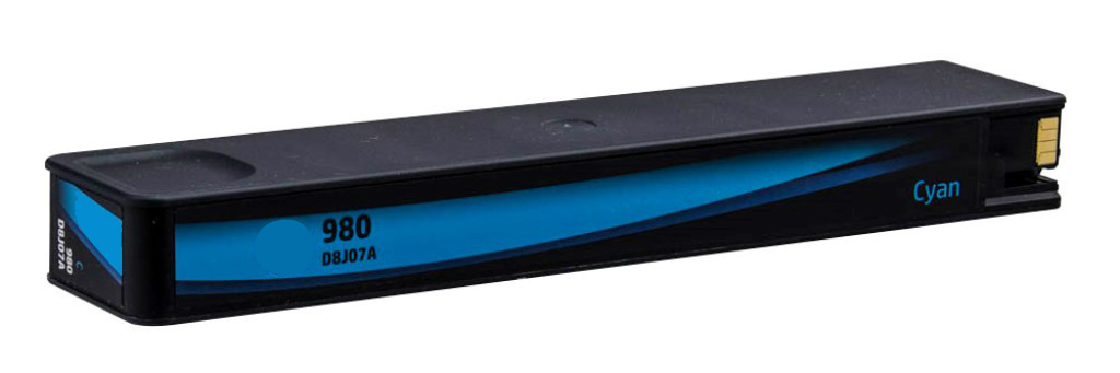 Premium Quality Cyan Ink Cartridge compatible with the HP (HP 980) D8J07A
