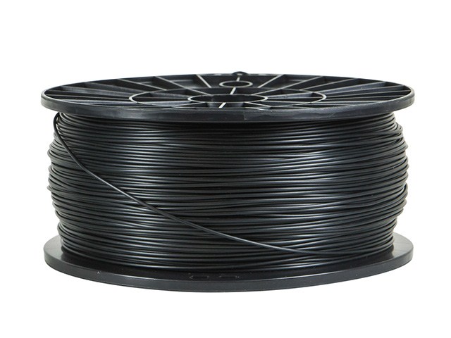 Premium Quality Black PLA 3D Filament compatible with the Universal PFPLABK-B