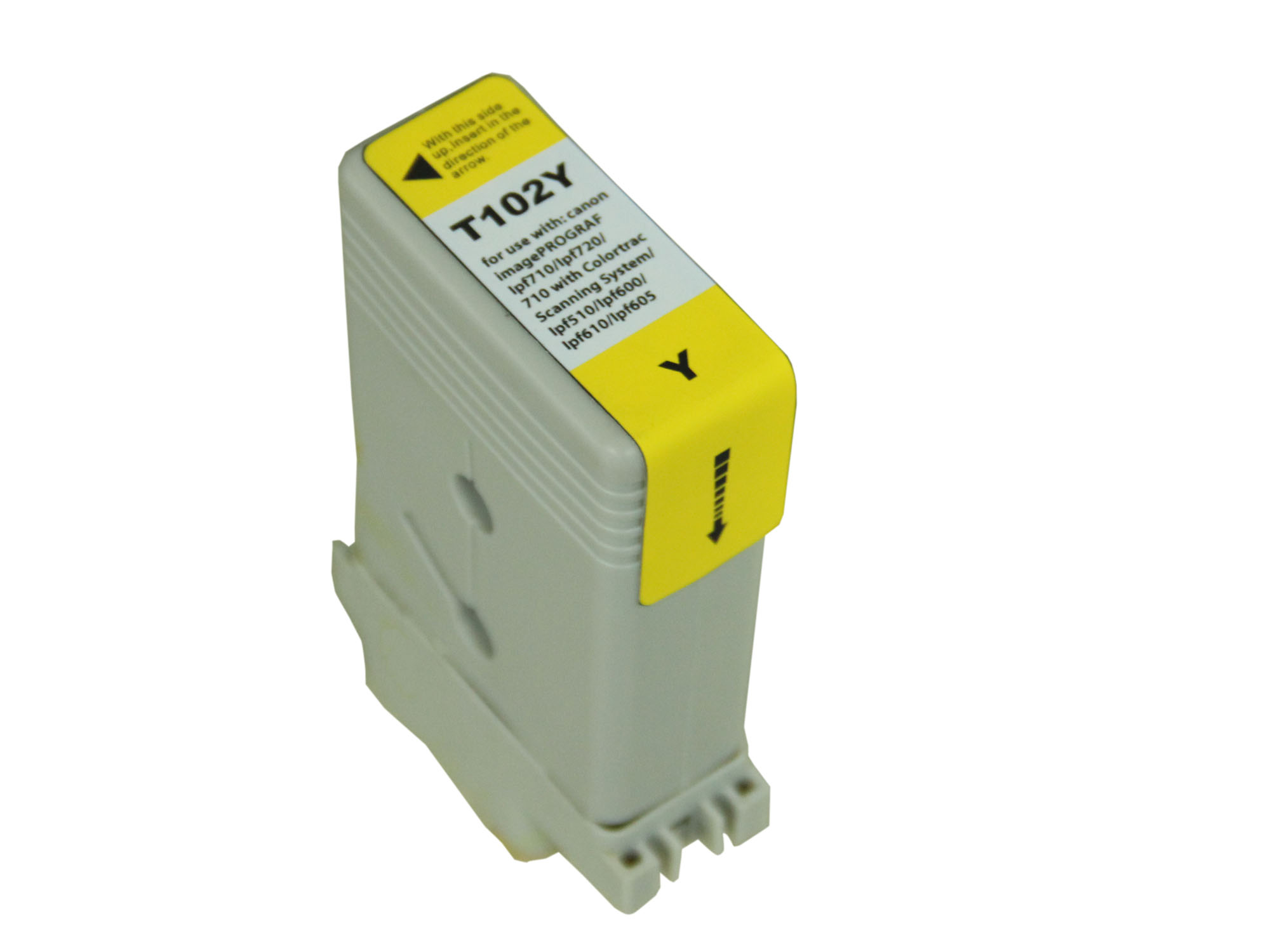 Premium Quality Yellow Inkjet Cartridge compatible with the Canon PFI102Y