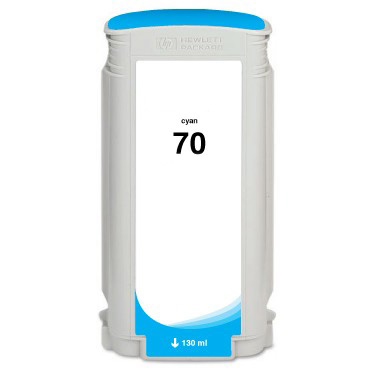 Premium Quality Cyan Pigment Inkjet Cartridge compatible with the HP (HP 70) C9452A